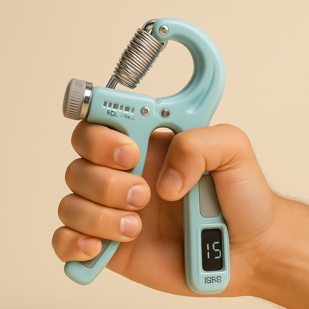 Heavy-Duty Adjustable Hand Gripper with Digital Counter (5-60 kg)