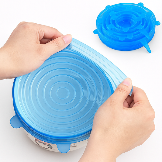 Silicone Stretch Lids - Durable & Eco-Friendly Elastic Lids
