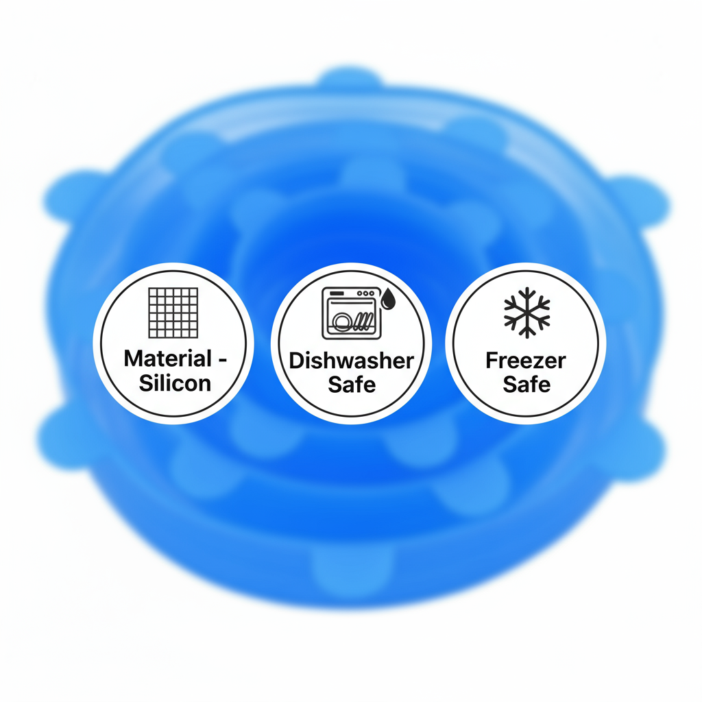 Silicone Stretch Lids - Durable & Eco-Friendly Elastic Lids