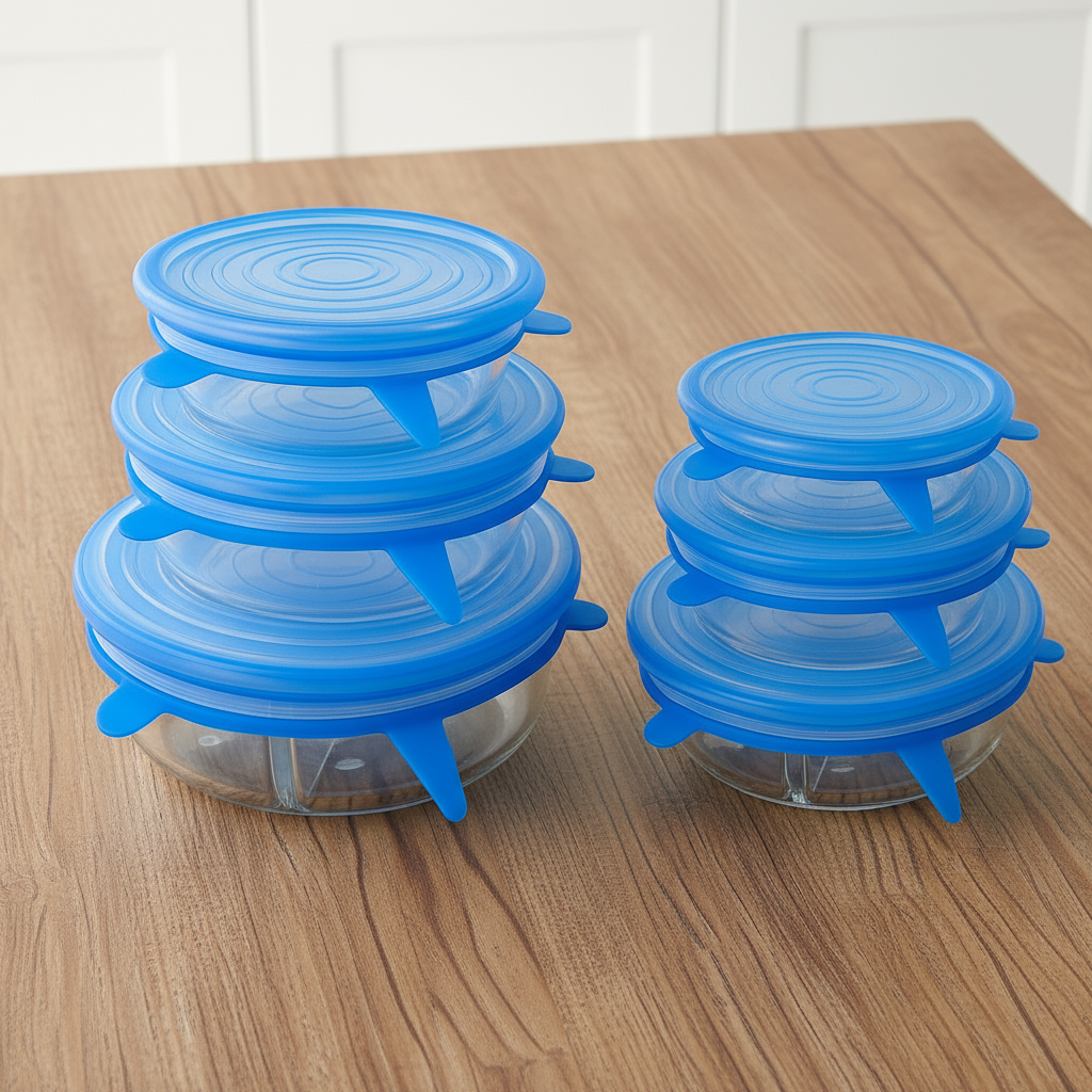 Silicone Stretch Lids - Durable & Eco-Friendly Elastic Lids