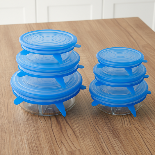 Silicone Stretch Lids - Durable & Eco-Friendly Elastic Lids