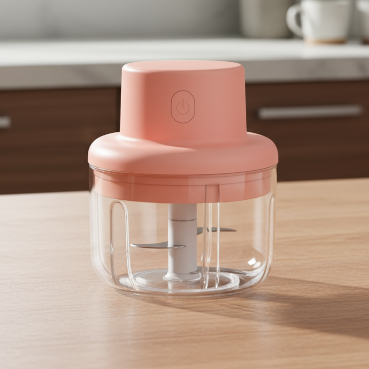 Mini Electric Chopper – Portable USB Rechargeable Food Processor